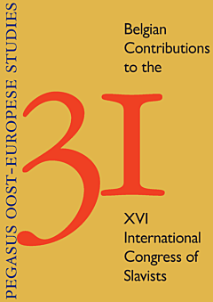 POES 31: Belgian Contributions to the XVI Congress of Slavists